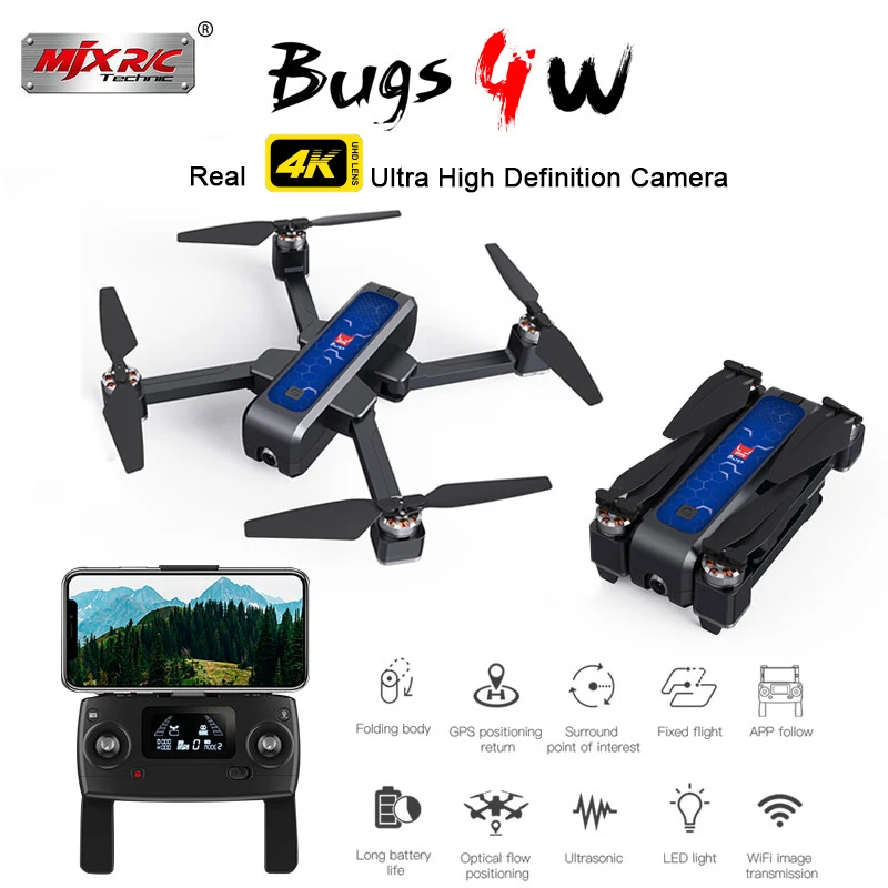 SJRC F11 Дрон с GPS Wi Fi FPV 1080 P Камера бесщеточный Quadcopter 25 минут время полета жест