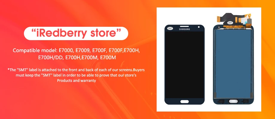E700 Экран можно настроить ЖК-дисплей для samsung Galaxy E7 E700 E7000 E7009 E700F E700H E700M ЖК-дисплей Дисплей кодирующий преобразователь сенсорного экрана в сборе