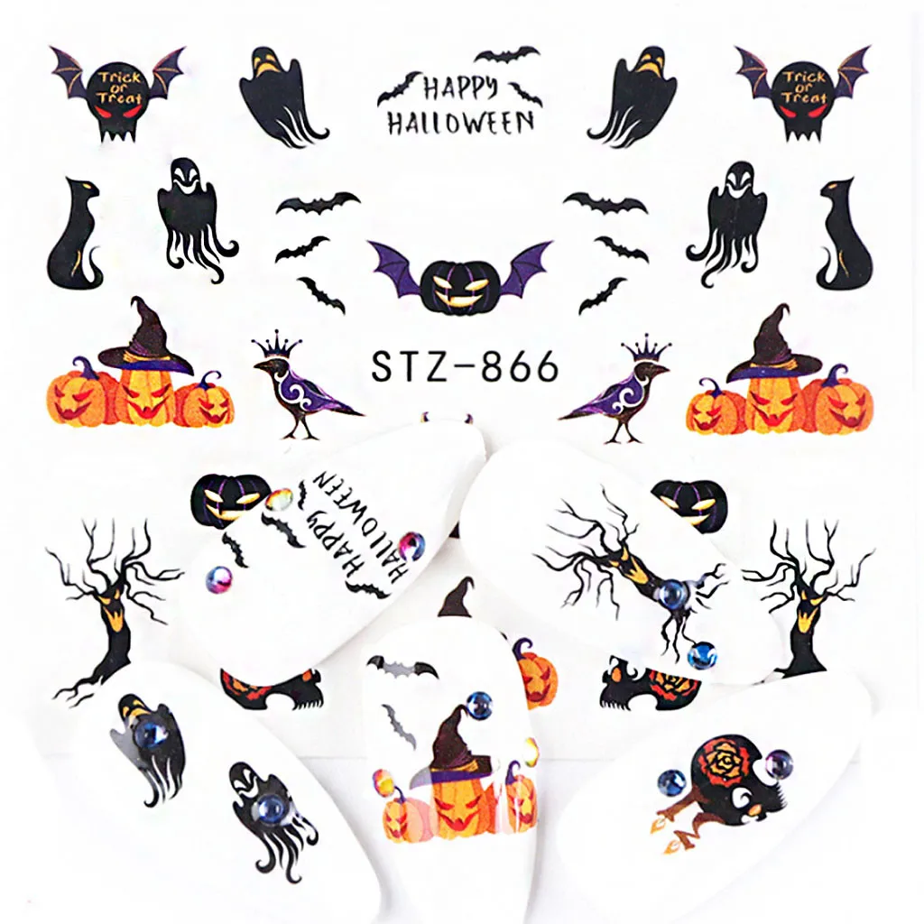 2019 милые ins стиль Хэллоуин Бэтмен шпильки тыква летучая мышь Черный кот наклейки