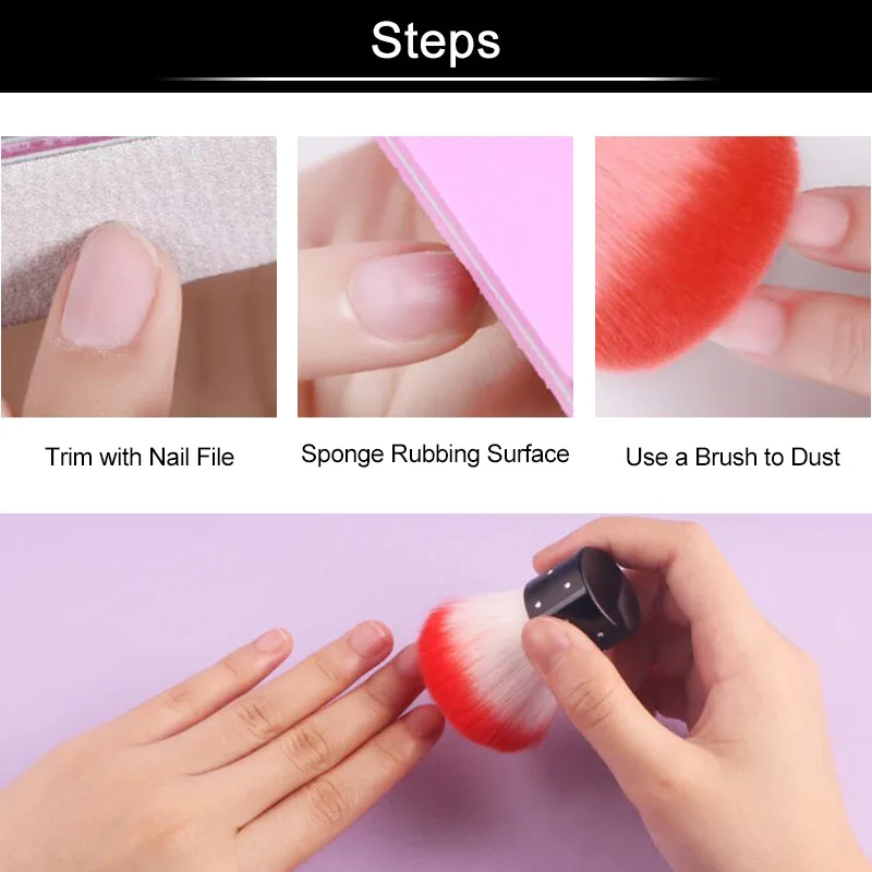 

Supwee Nail Soft Cleaning Brush 1pcs Color Random Colorful Smooth Brush Tool for Nail Manicure