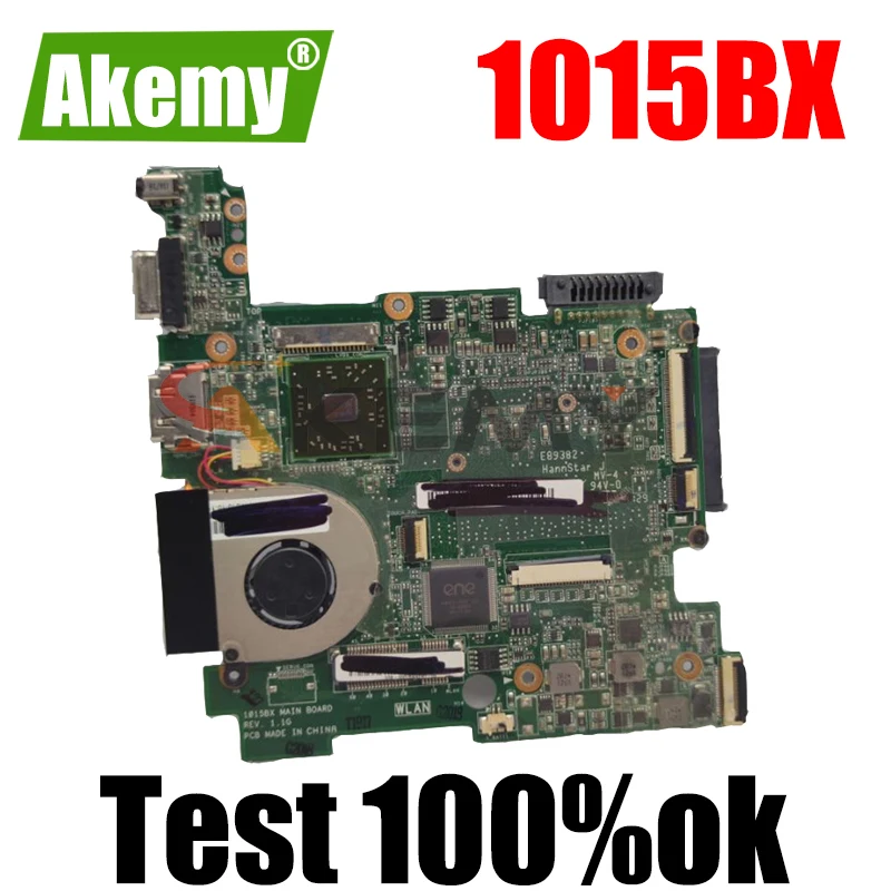 

1015BX материнская плата REV2.1G 2 ГБ с вентилятором радиатор для ASUS Eee PC 1015BX Материнская плата ноутбука 1015BX материнская плата 1015BX материнская плат...