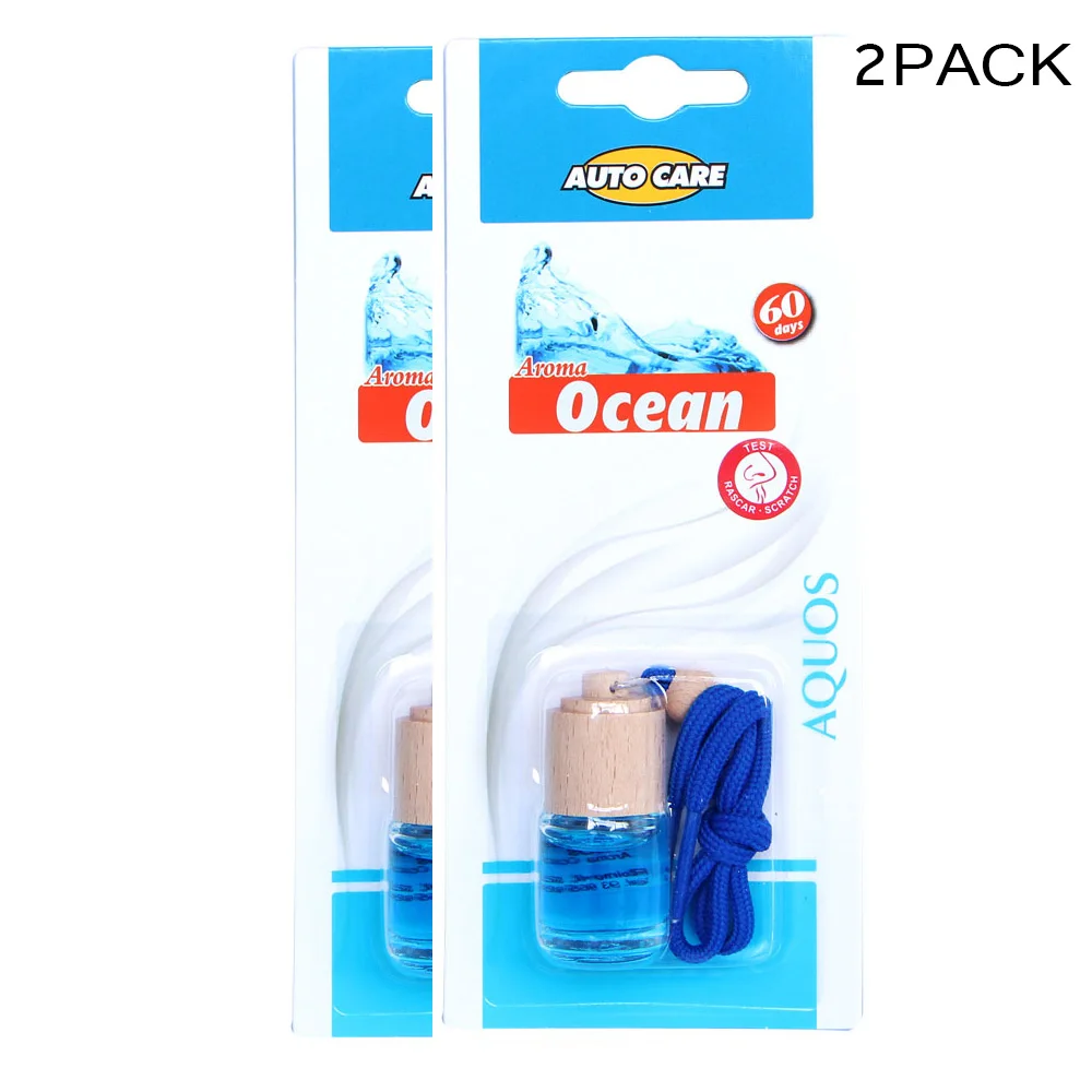 OCEAN 2PACK Подвесной автомобильный освежитель воздуха в автомобиле, освежитель воздуха, автомобильный ароматизатор, автомобильная розетка, usded для автомобиля, подарок для дома - Название цвета: OCEAN 2PACK