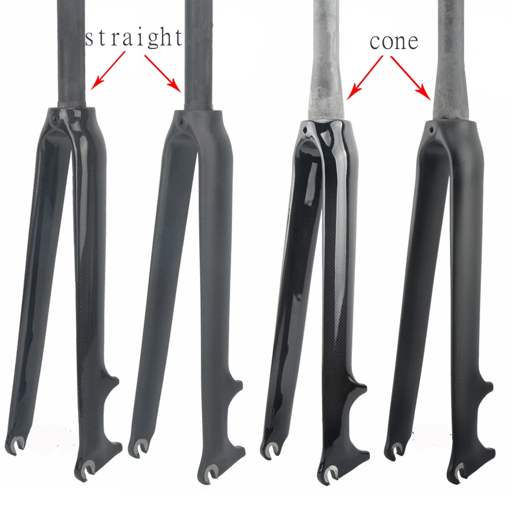 Велосипедная вилка без логотипа из углеродного волокна детали для велосипеда с