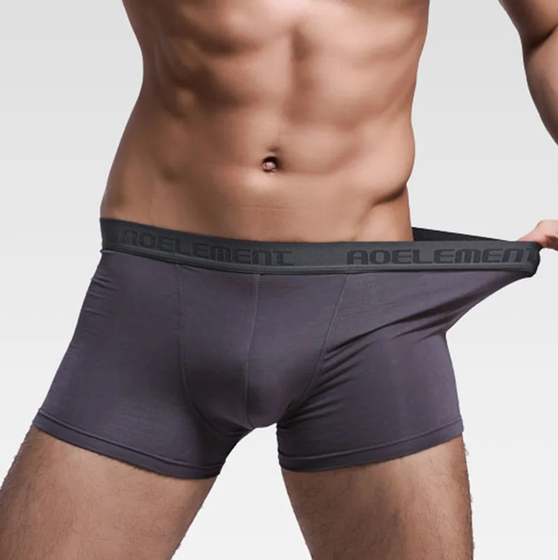 Gray Мужские трусы-боксеры, большие размеры XXXXL, свободная одежда, большие Короткие хлопковые трусы, большие размеры 4XL5XL 6XL 7XL, нижнее белье, мужские боксеры - Цвет: Gray