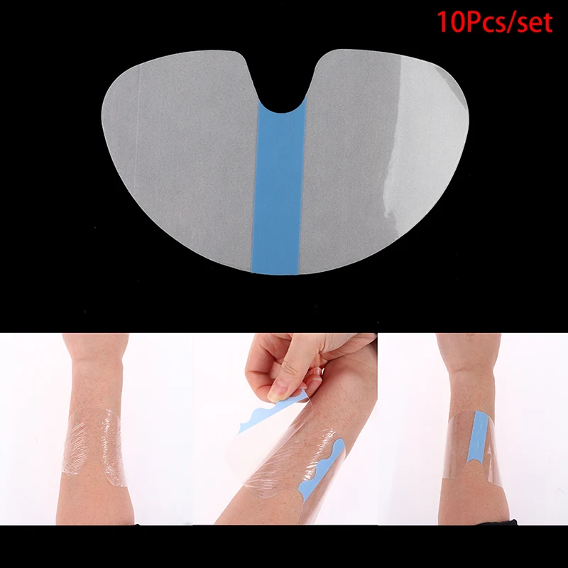 

10Pcs Transparent Tape PU Film Adhesive Plaster Waterproof Anti-allergic Wound Dressing Fixation Tape
