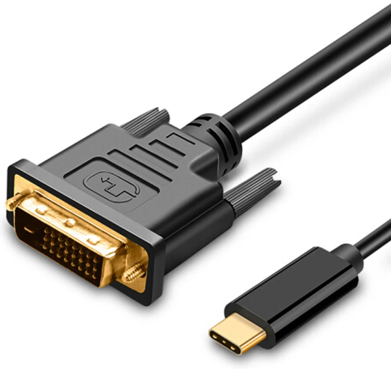 Кабель адаптер USB C 3 1 VGA type Мужской конвертер для нового Macbook Chromebook Pixel Dell XPS