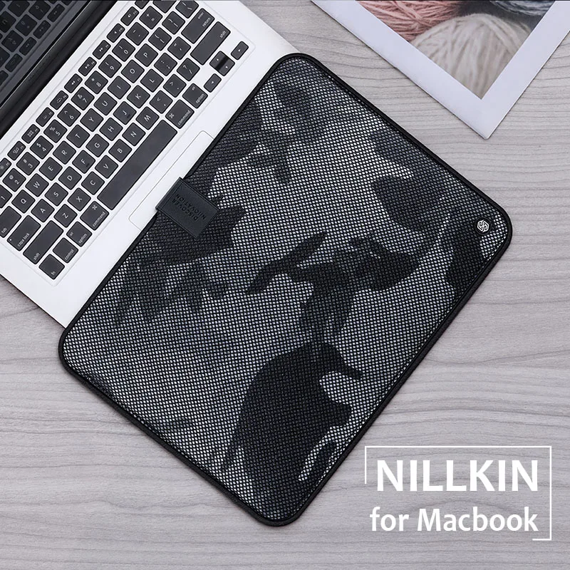 Для Macbook 13 3 дюймов чехол Nillkin Ударопрочный силиконовый тканевый водостойкий для
