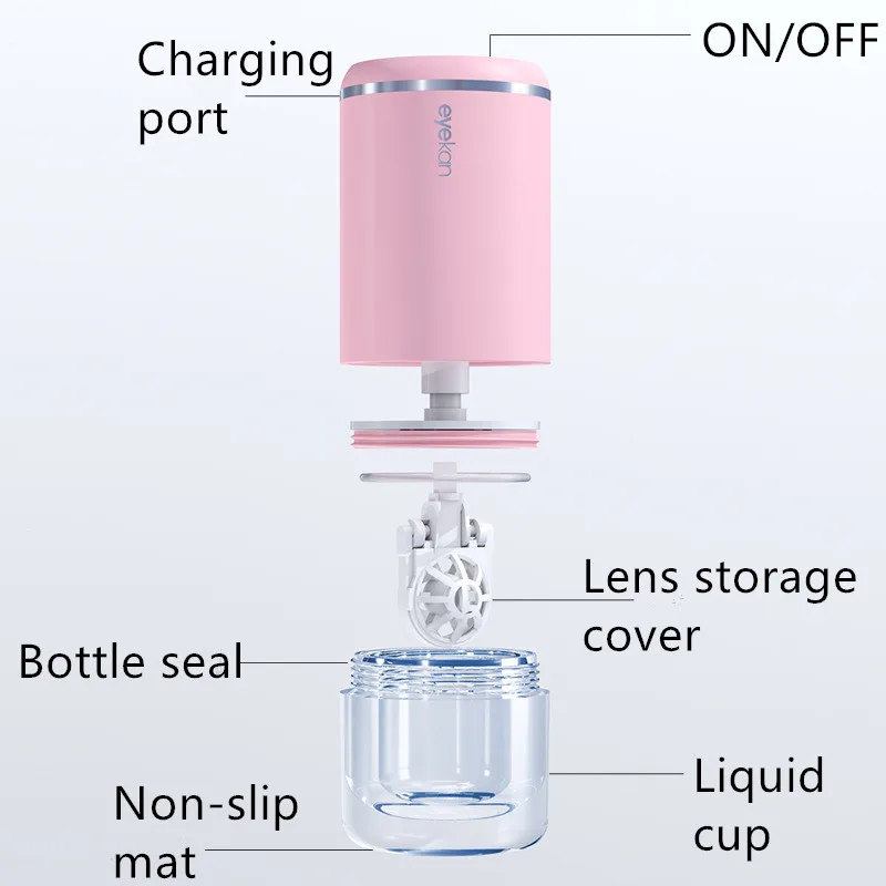 

Contact Lens Washer Cartoon Contact Lenses Cleaning tools Colored Contact Lens Cleaner Ultrasonic Automatic automatic cleaner