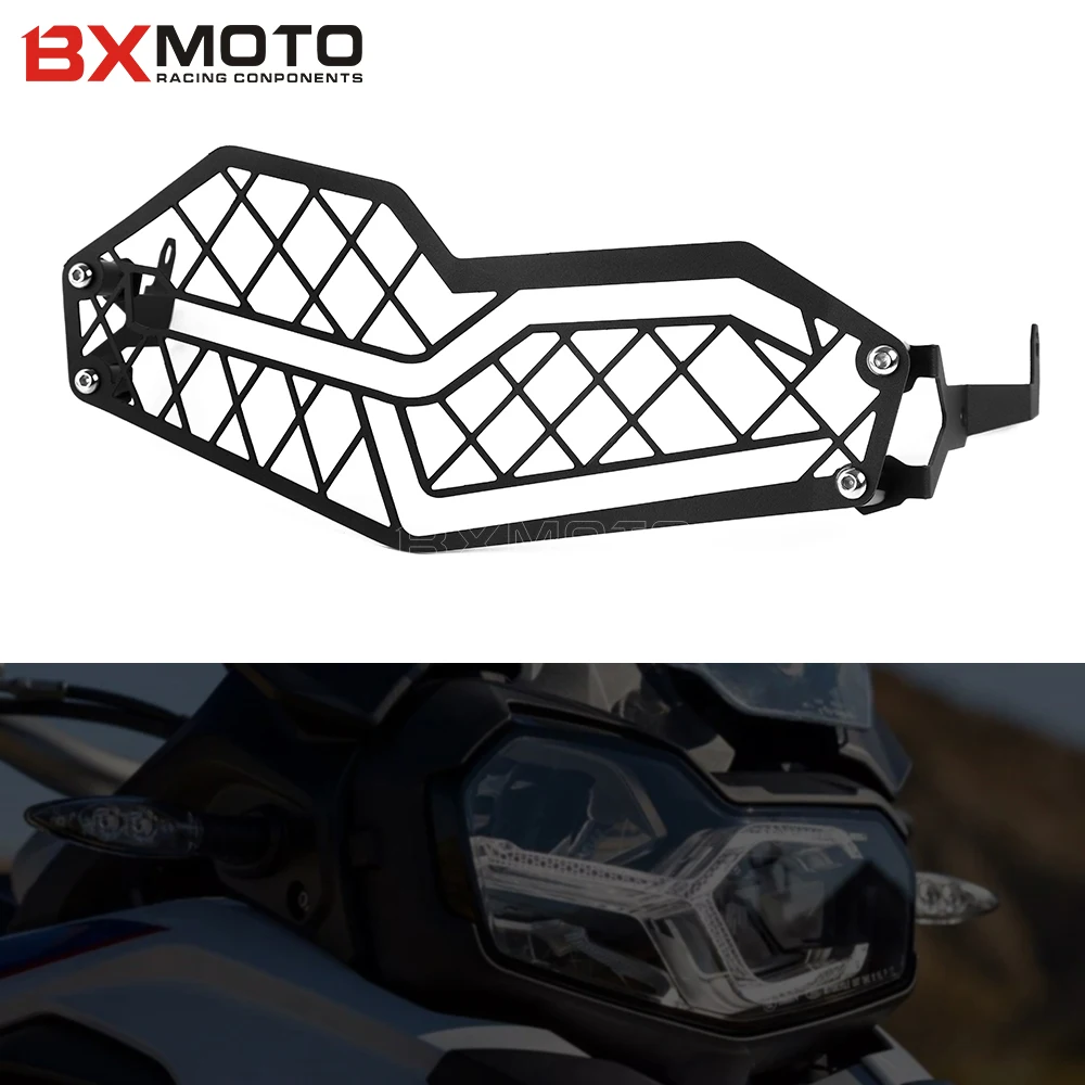 Для BMW F750GS F850GS 2018 2019 фара Мотоцикла защитная крышка решетка сетчатый