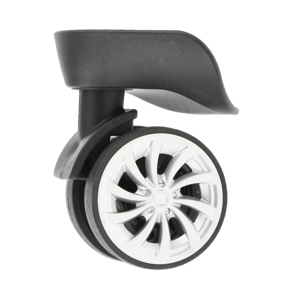 2 пары A57 бесшумные Поворотные Колеса Чемодан Замена багажа ролики для