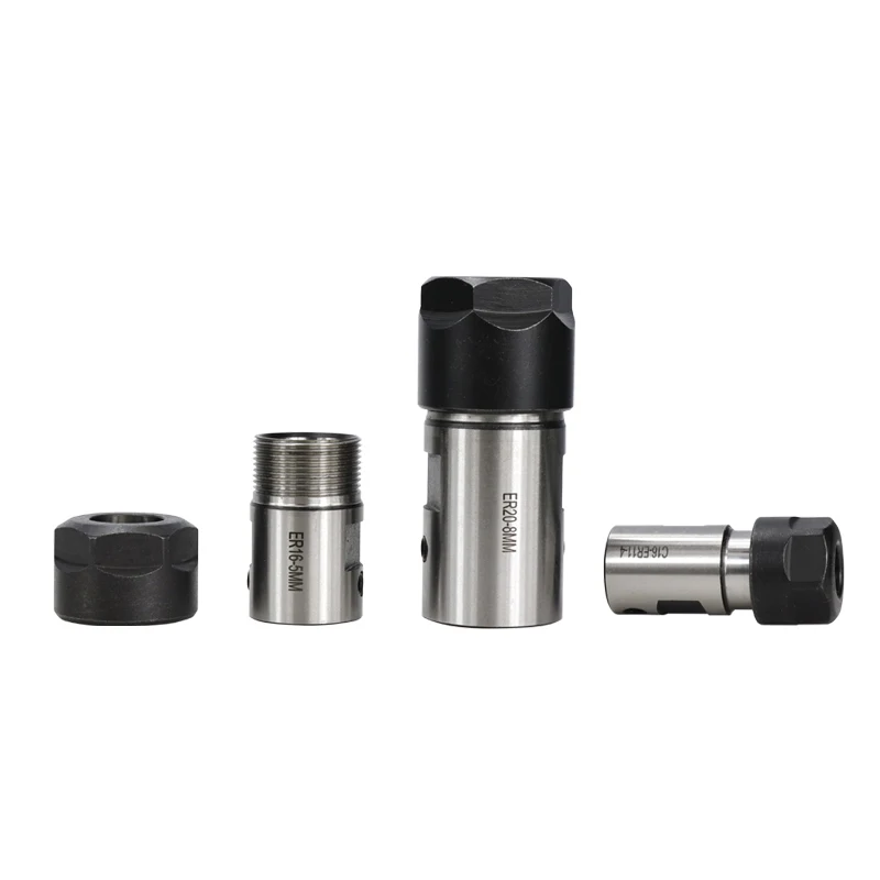 XCAN ER11 ER16 ER20 Collet Chuck Shaft Lathe Tools Spindle Extension Rod 4mm 5mm 6mm 6.35mm 8mm 10mm 12mm 14mm 16mm - 1pc image 4