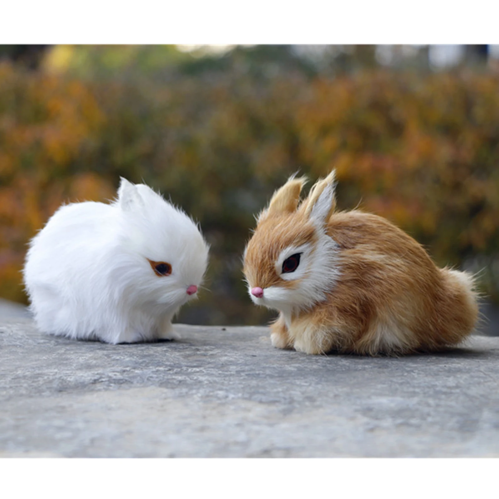 

Rabbit Stuffed Animals Faux Bunny Plush Toys 10*12*7CM Soft Lovely Cute Decoration Gift White&Brown&Yellow&Gray Kids Rabbits