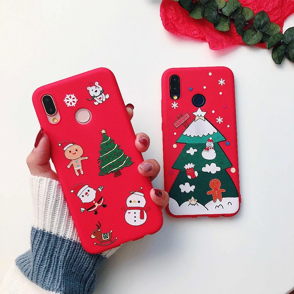 Рождество противоударный чехол для Xiaomi Redmi Note 8 7 Pro Чехол для Xiaomi 9T 9 SE 8 A3 A2 A1 Lite CC9E Redmi K20 5 6 7A задняя крышка