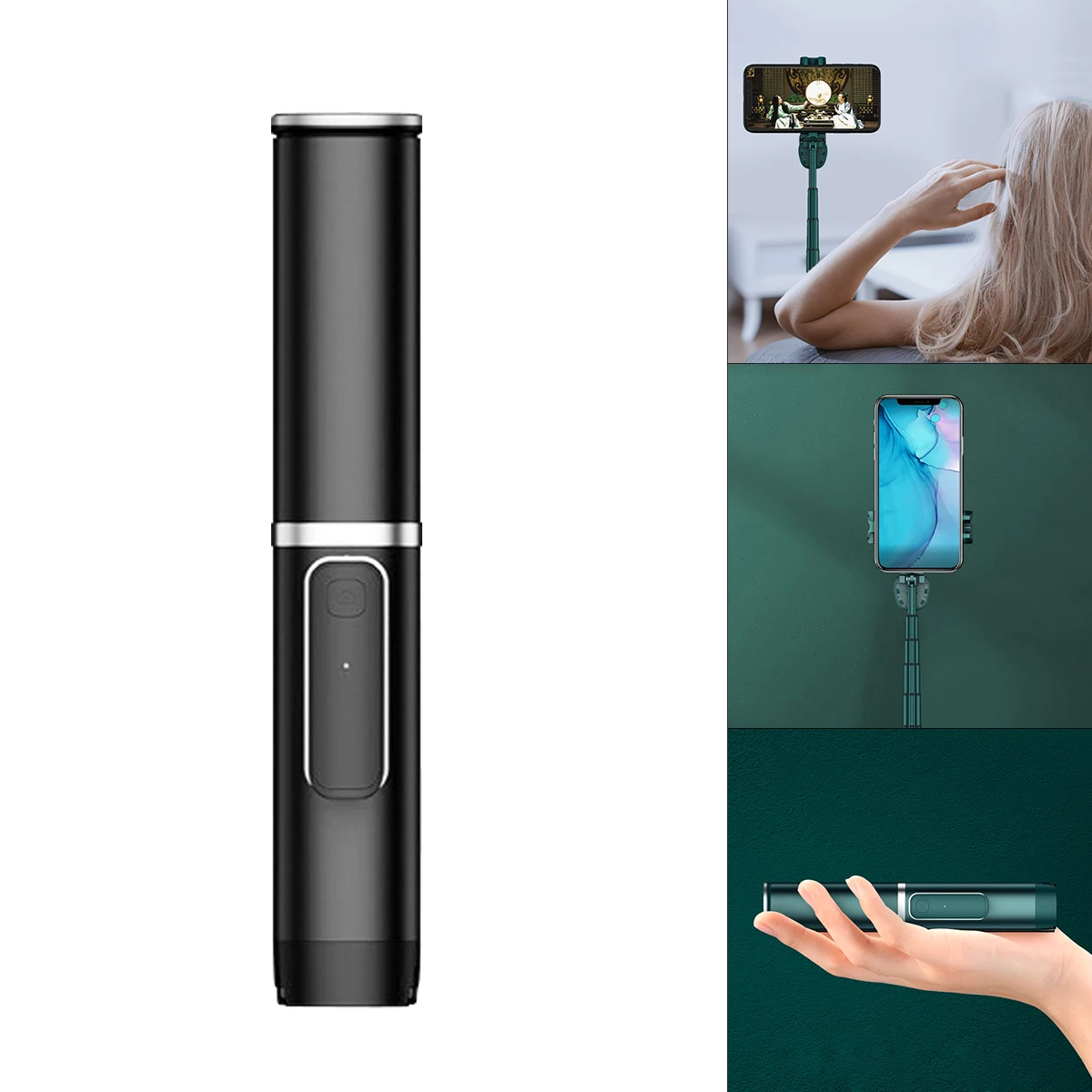 

Bluetooth Selfie Stick Tripod Mobile Phone Bracket with Remote Control Smartphone Selfie Stick for Makeup Video Live Photography