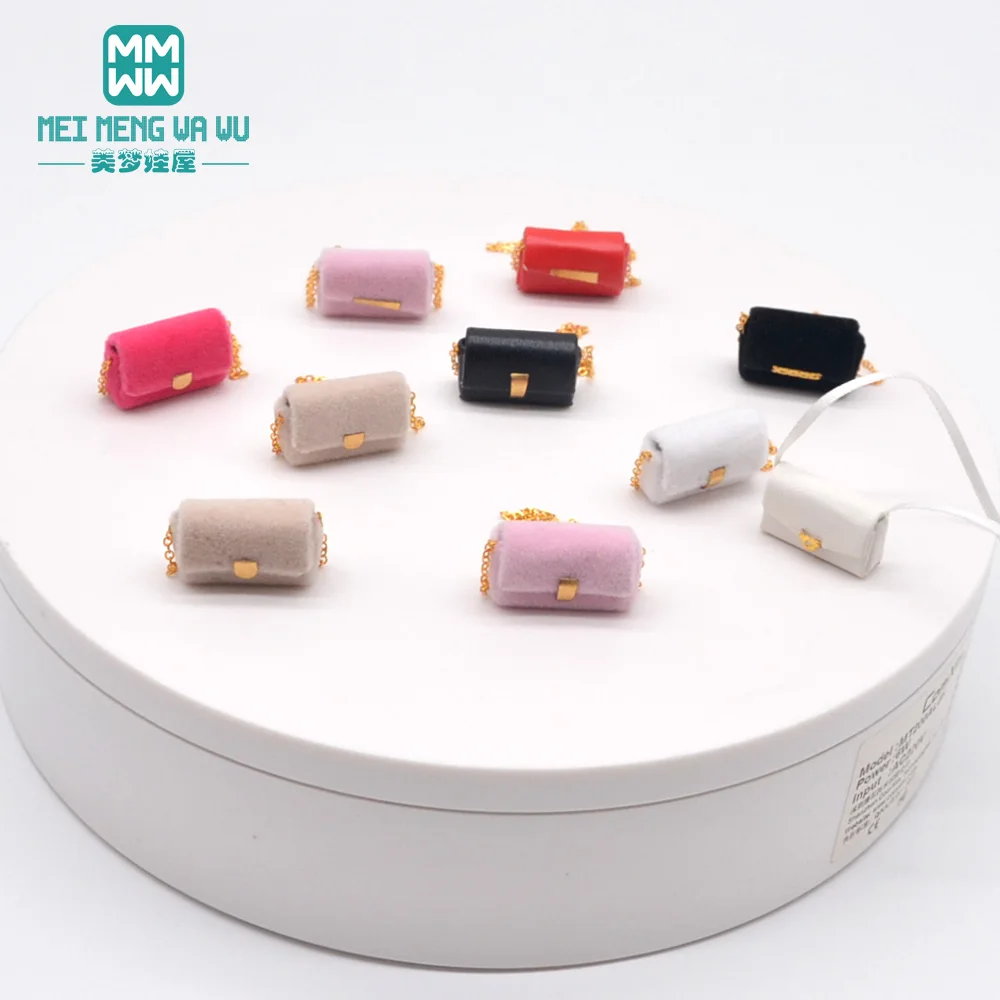 Модные рюкзаки для кукол блайз Azone OB23 Аксессуары сумка на плечо черный красный