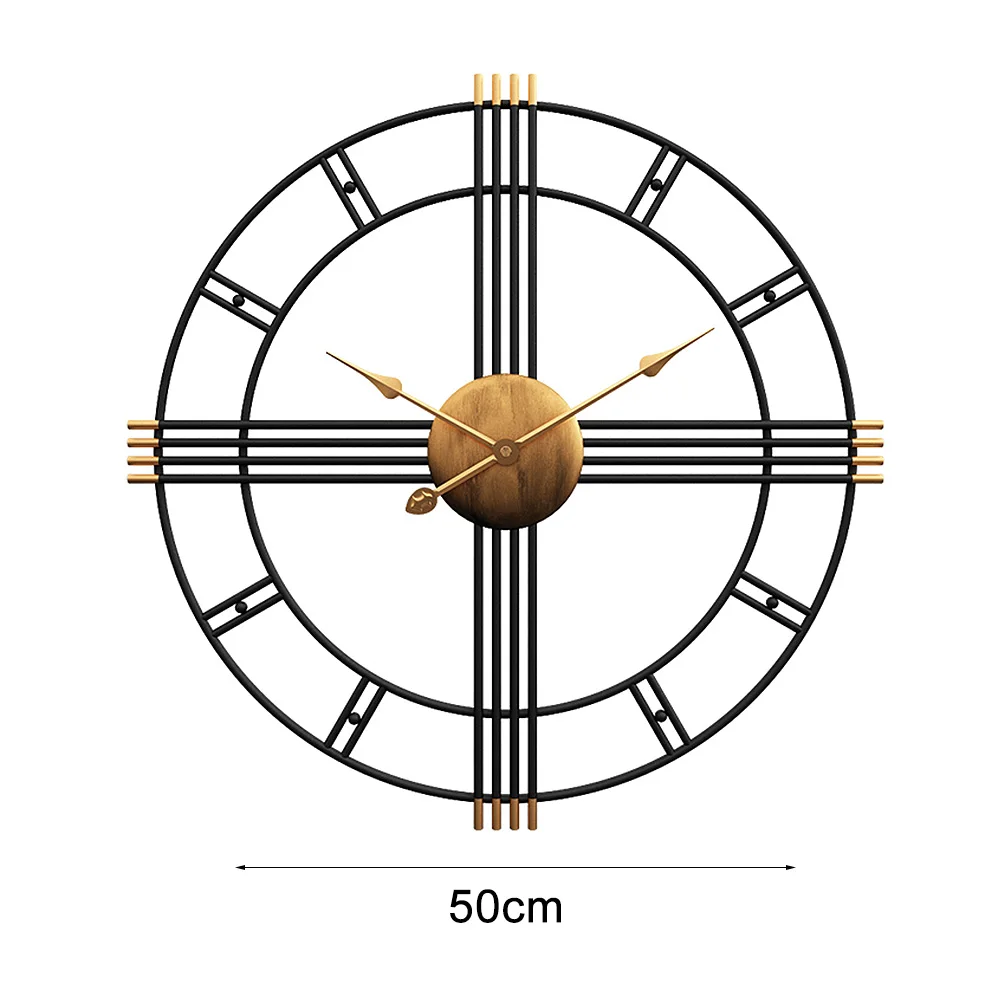 Винтажные металлические настенные часы креативные антикварные железные