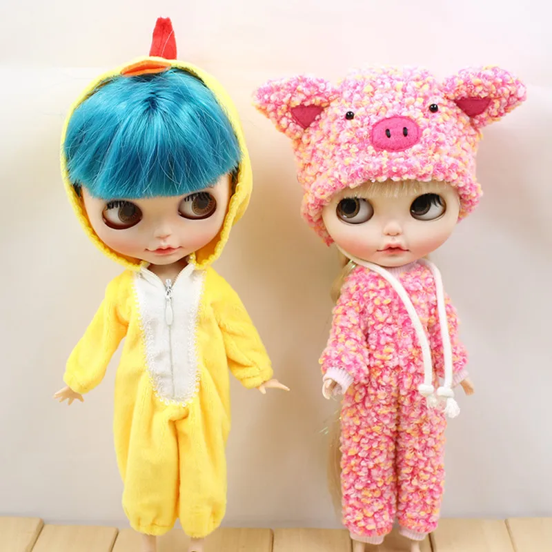 Fortune Days 1/6 bjd милый мультяшный розовый поросенок желтый комплект в виде цыпленка