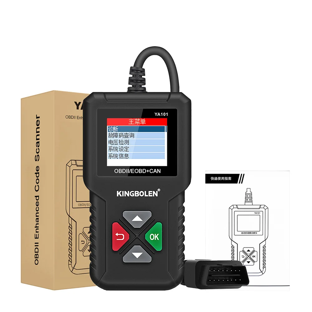 

YA101 OBD2 Scanner Automotive Diagnostic Tool OBDII Code Reader Fault Code Read OBD Scan Creader