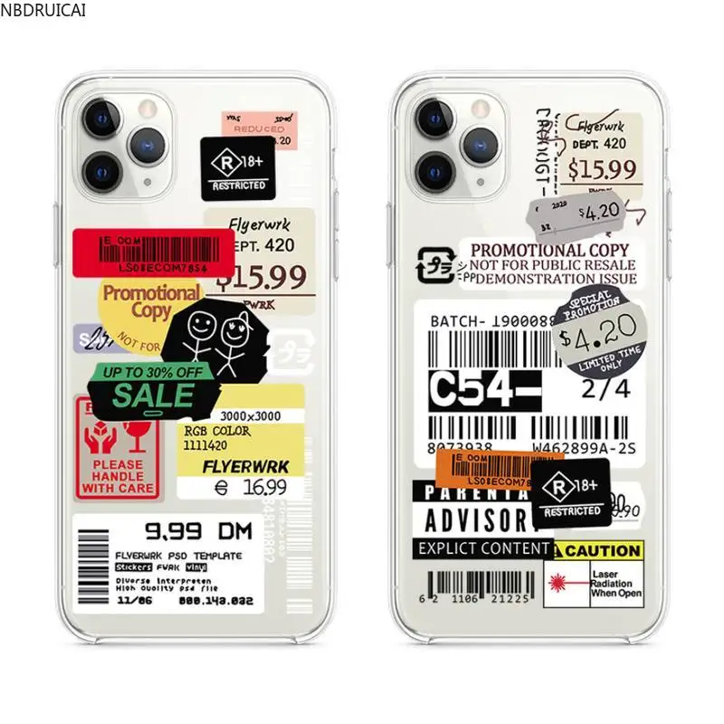 Чехол для телефона прозрачный с нарисованными буквами iphone 12 pro max mini 11 XS MAX 8 7 6 6S Plus X