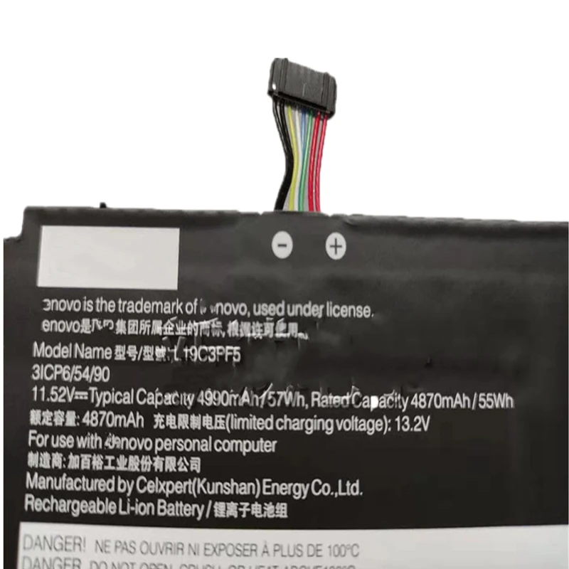 L19L3PF2 L19D3PF3 L19C3PF4 L19C3PF5 L19M3PF6 Аккумулятор для Lenovo Xiaoxin Air 15 15IAL7 S550-15 15ARE05 15IIL05 15ALC05 15ITL05