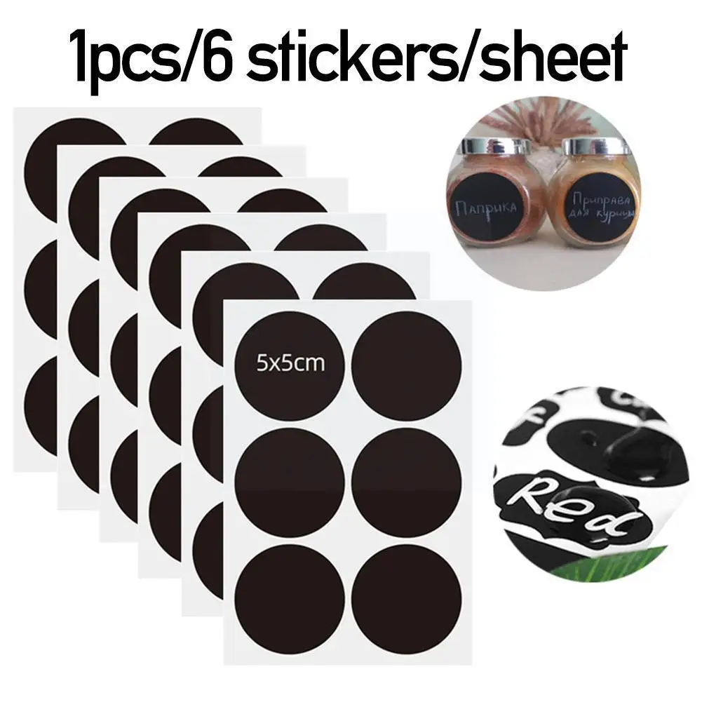 

1 Sheet Spice Label Stickers Waterproof Chalkboard Home Blackboard Bottle Storage Bottles Jars Labels Stickers Tags Kitchen O0V0