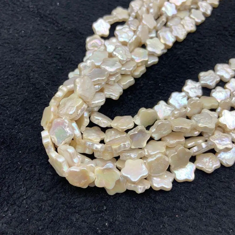 Бусины шармы для ушей из натурального пресноводного жемчуга 11 мм 16 шт. 100%