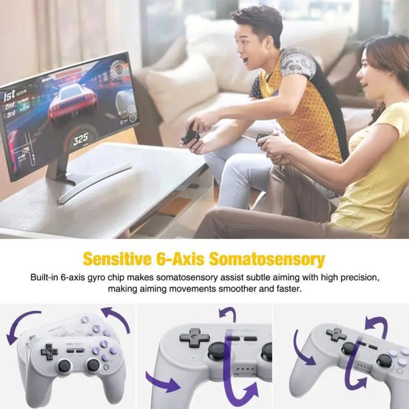 SN30 Pro Plus Официальный 8 битдо PRO + Bluetooth контроллер геймпада с джойстиком для Windows