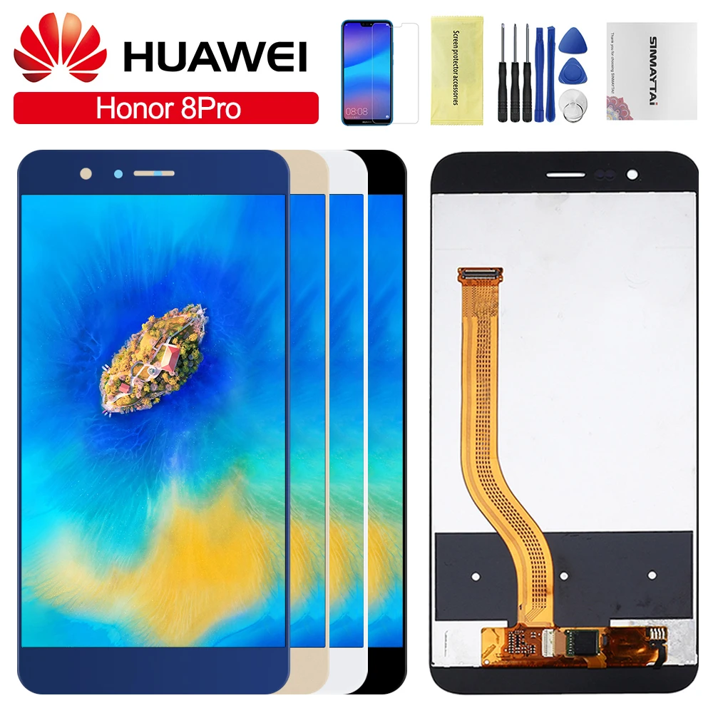 5,7 ''для huawei Honor 8 Pro ЖК-дисплей сенсорный экран дигитайзер для Honor V9 ЖК с рамкой DUK L09 AL20 замена экрана
