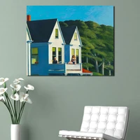 edwardor hopper second story sunlight wall art canvas posters prints painting wall pictures for living room home decor artwork