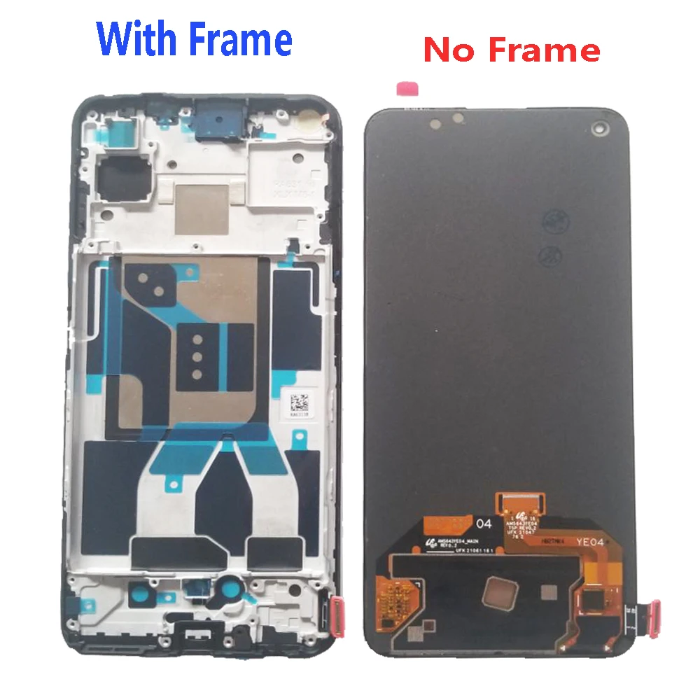 Pantalla AMOLED Original para Realme GT NEO RMX3031, pantalla t&aacute;ctil LCD de 6,43 pulgadas, reemplazo de montaje de digitalizador, accesorios de reparaci&oacute;n, RMX2202-1