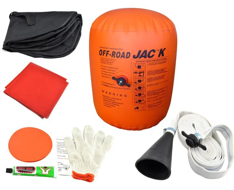 4 Тонный вытяжной домкрат двухслойный надувной фермерский верх|Инструменты и