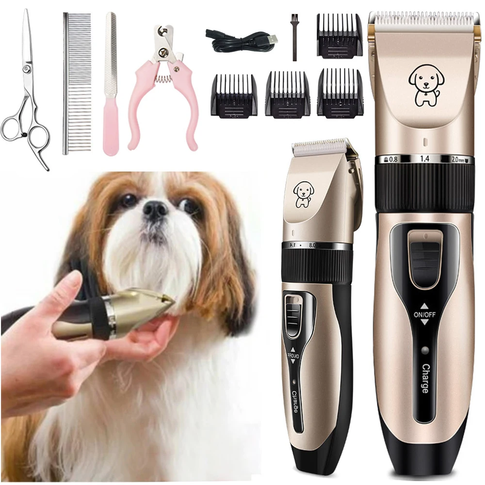 Aparador de Pêlos Útil da Bateria Animais de Estimação Máquina de Corte de Cabelo Novo Profissional Longa Vida – Gato Coelho Grooming Clippers Elétrica Pet Cão