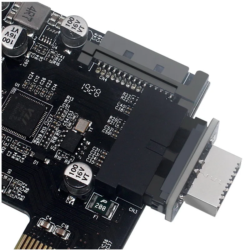 Переходник для материнской платы GEONYIEEK внутренний разъем USB 3 0 к 1/ Тип C передний