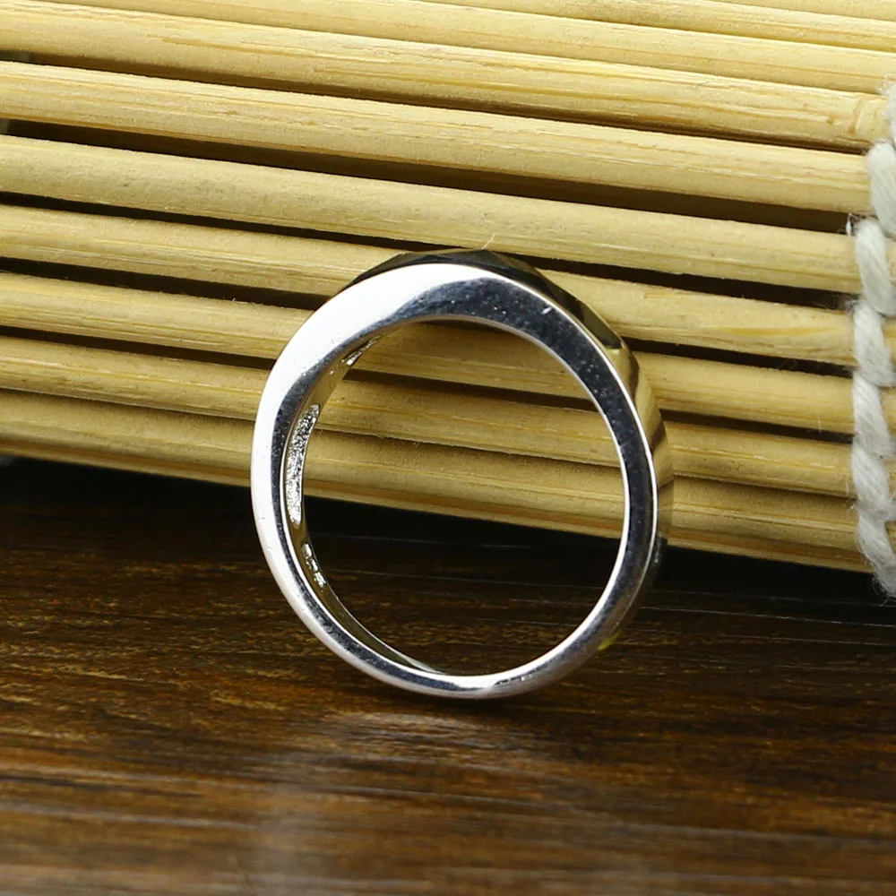 Кольцо женское из серебра 925 пробы инкрустированное агатом | Украшения и