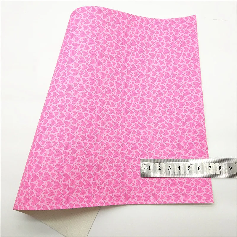 Радужная массивная блестящая кожа сердца звезды печатная Синтетическая Войлок