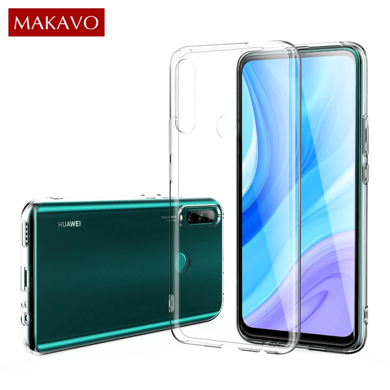 Для huawei P Smart Z чехол тонкий ТПУ подходит прозрачный силиконовый прозрачный мягкий чехол для huawei P Smart чехол для телефона