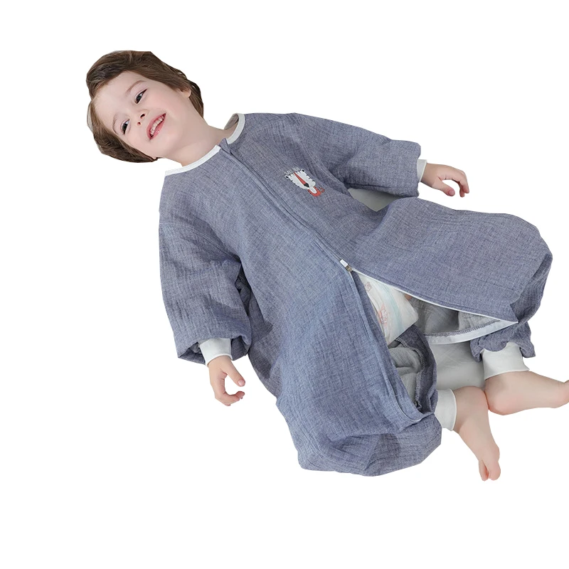 Новый новорожденный милый мультфильм детский спальный мешок с длинными рукавами