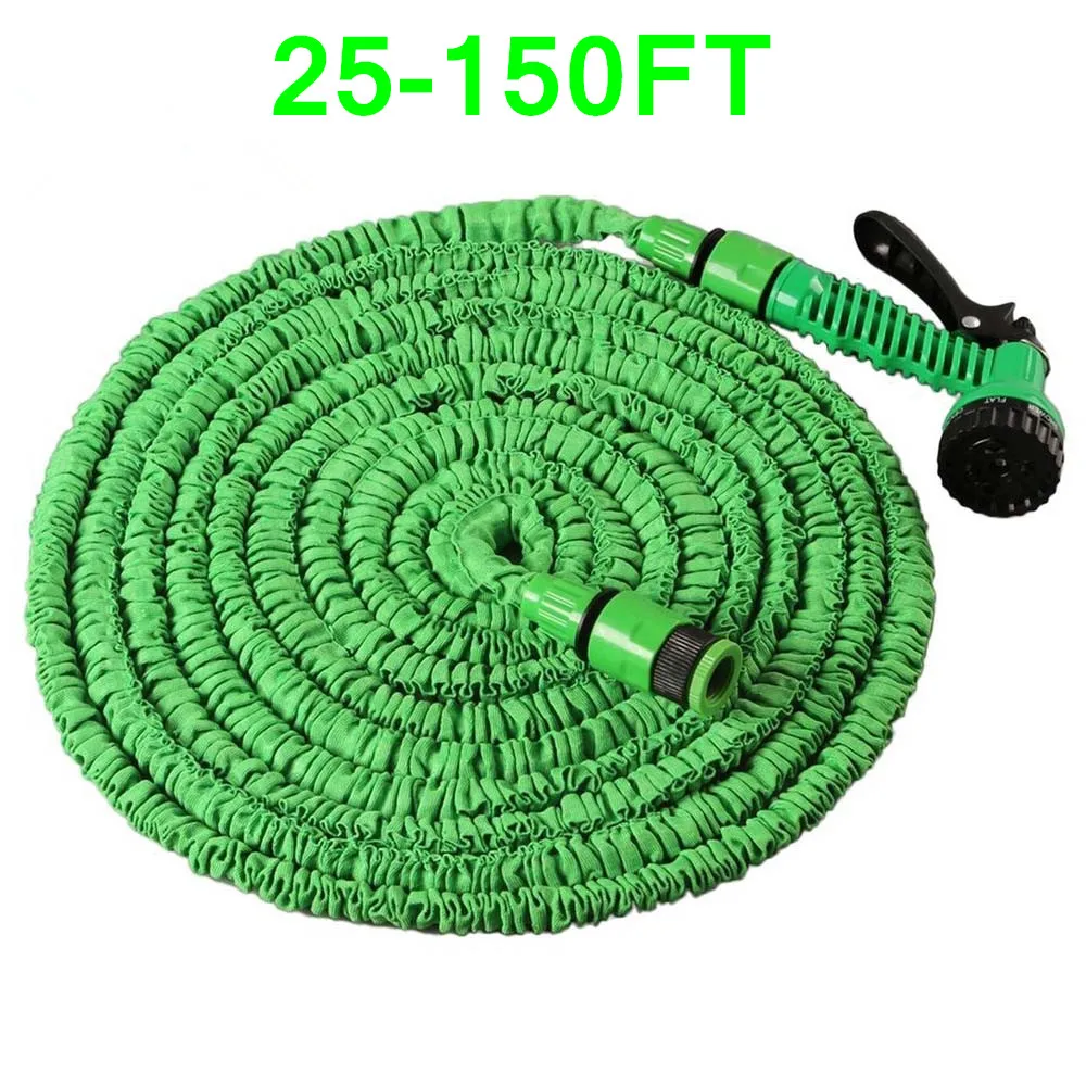 Растягивающийся садовый шланг магический гибкий рукав для мойки автомобилей с