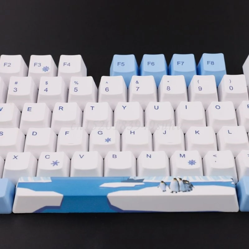

113 Keys Antarctic Penguin OEM PBT Dye-Sublimation Mechanical Keyboard Keycaps