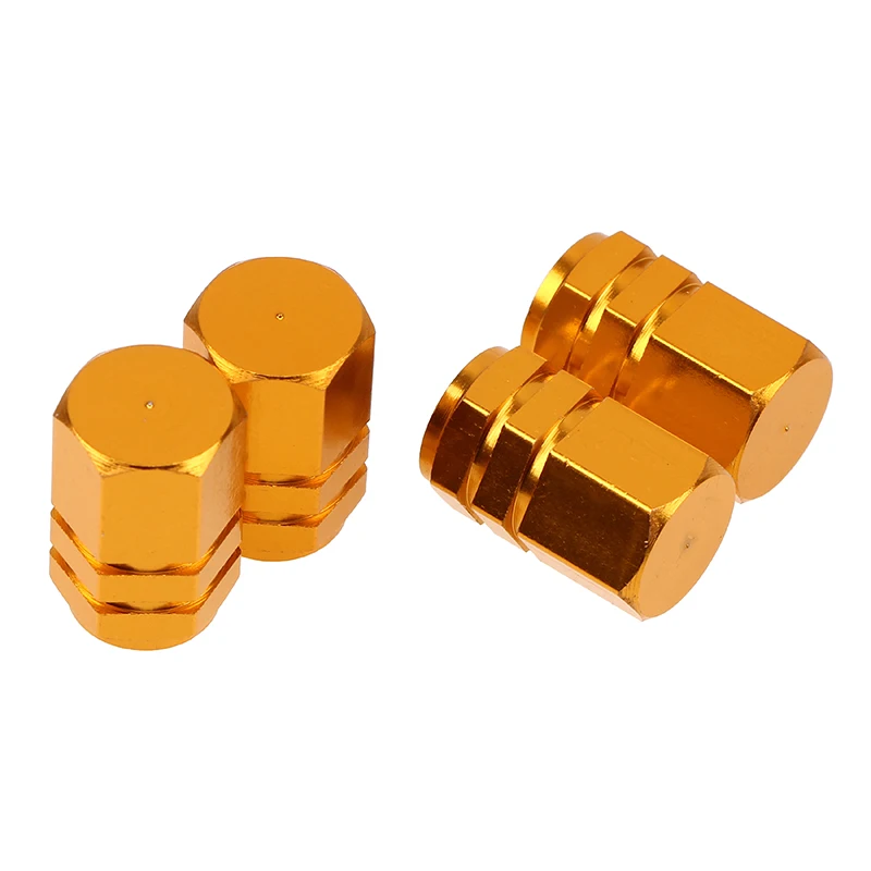 4 шт. автомобильные клапаны для колесных шин пневматические колпачки алюминиевые