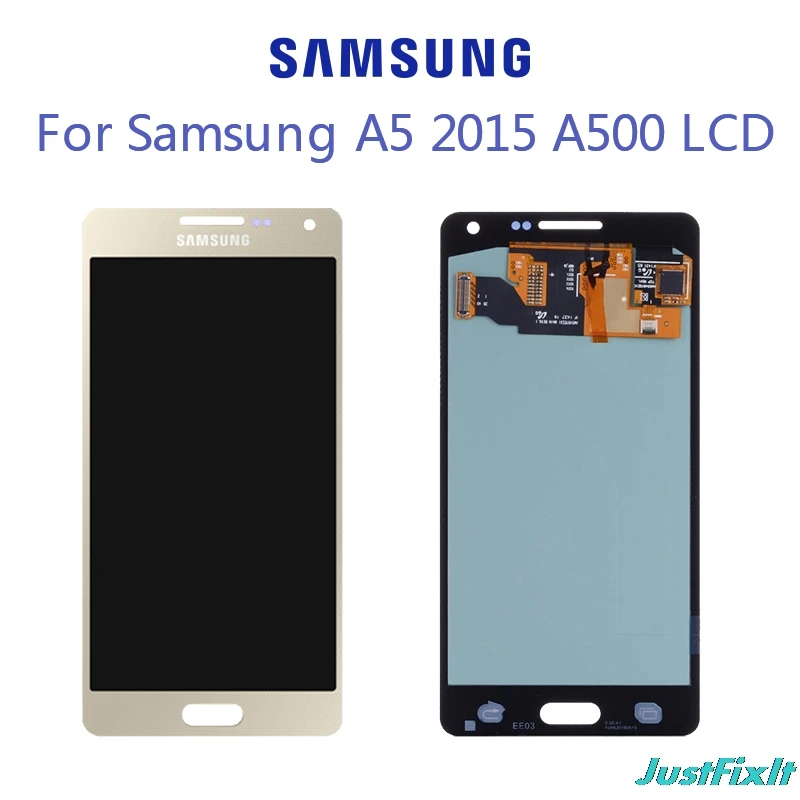 100% Оригинальный супер AMOLED для Samsung Galaxy A5 2015 A500 A500F A500FU A500H A500M ЖК дисплей сенсорный