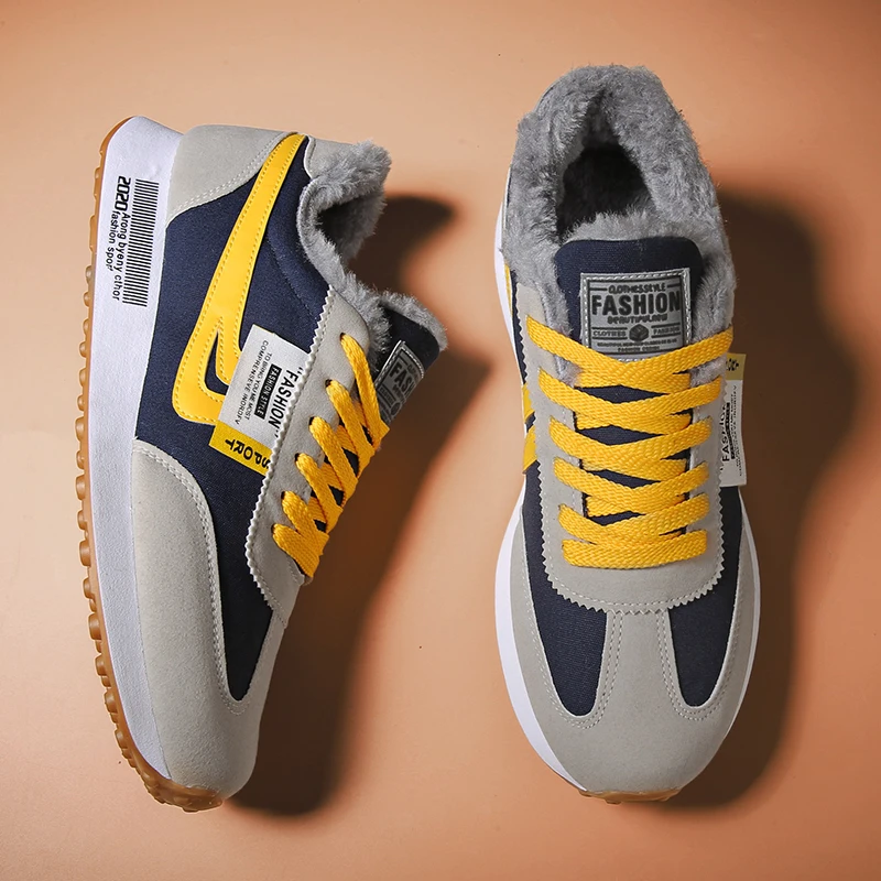 

Мужская обувь, зимние кроссовки, модная мужская повседневная обувь, сохраняющая тепло зимняя обувь, обувь, дышащая Уличная обувь