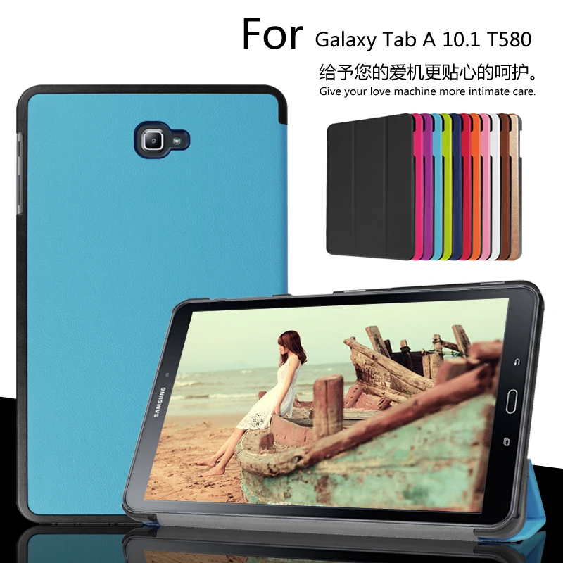 Вращающийся на 360 градусов Чехол-книжка для samsung Galaxy Tab A A6 10,1 T580 T585 SM-T580 SM-T585 10,1 дюймовые планшеты