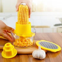 corn kerneler peeler kitchen helper remove kerneler cob corn cutter peeler thresher stripper set tools