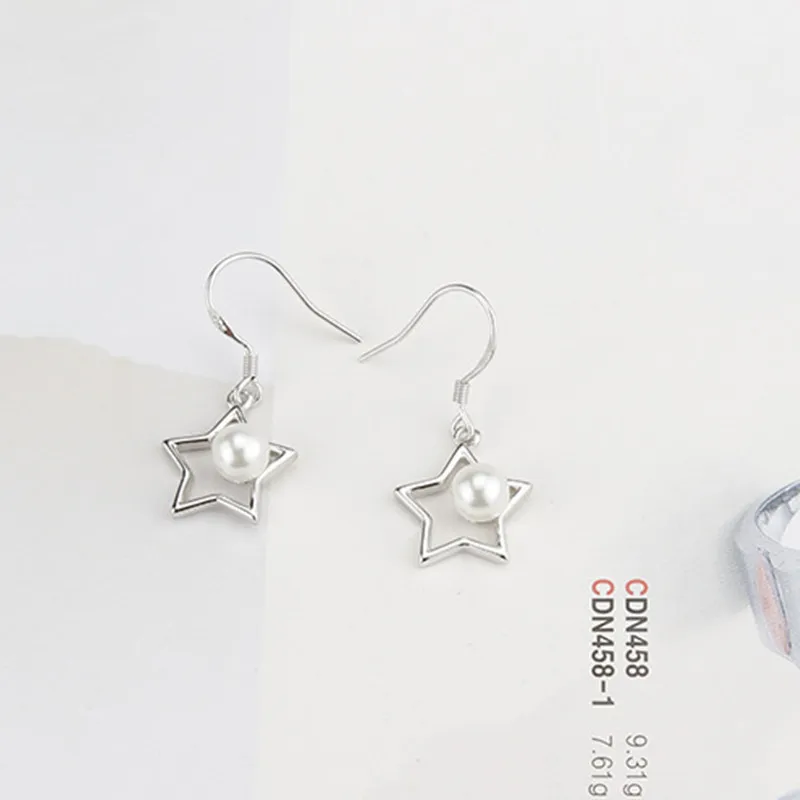 Новая мода пятиконечные звезды серьги для вечерние ювелирные изделия женщин |