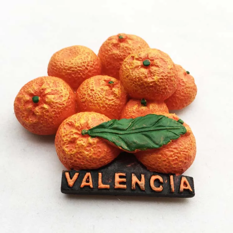 QIQIPP испанские туристические сувениры из Валенсии местные специальные оранжевые