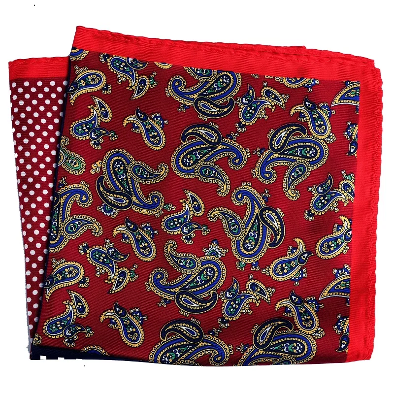 28 цветов мужской платок Карманный квадратный полиэстер цветочные Hankies грудь Towe