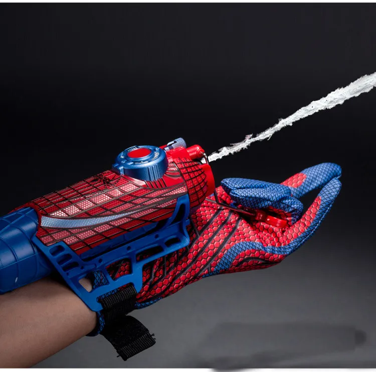 Spider-man Косплей Мега бластер с перчатками пусковые установки ПВХ фигурка Коллекция Модель игрушки(не паук выстрел веб-жидкости без коробки