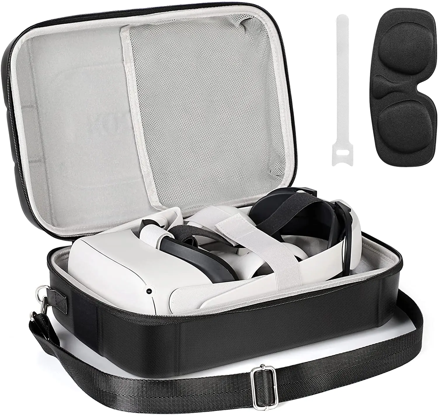 

Дорожный Чехол Kootek для Oculus Quest 2 и 1, совместим с игровой гарнитурой VR, Противоударная сумка для хранения VR