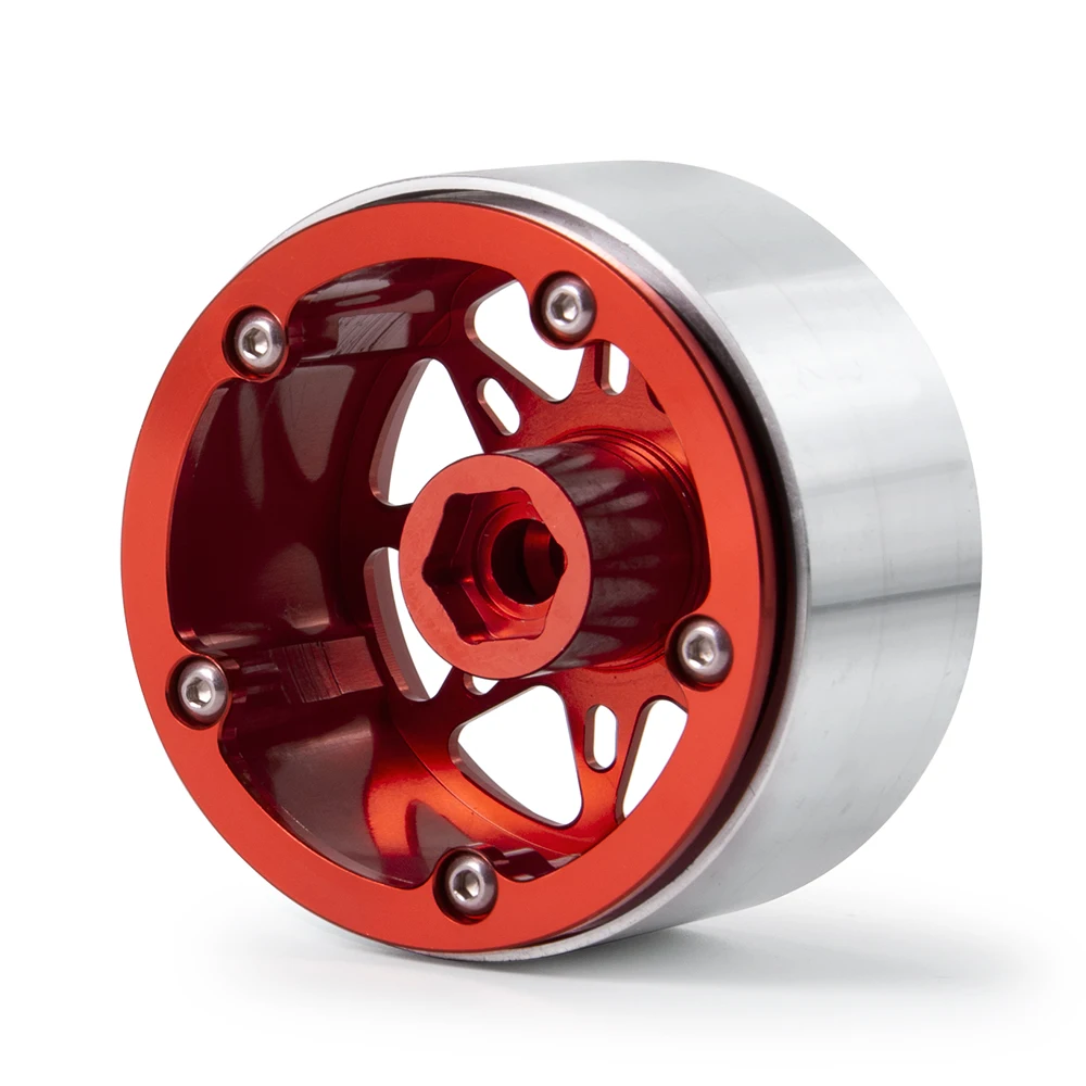 

2.2 Inch 1:10 RC Car Wheel Rims Metal Beadlock Wheel Hubs for 1/10 Axial Wraith 90048 RR10 SCX10 D90 TRX4 RC Crawler Car Parts
